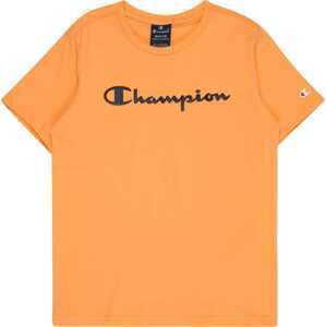 Tričko Champion Authentic Athletic Apparel oranžová / černá