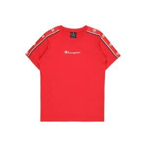 Tričko Champion Authentic Athletic Apparel světle šedá / červená / černá / bílá