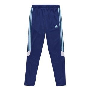 Sportovní kalhoty 'Tiro' ADIDAS SPORTSWEAR světlemodrá / tmavě modrá / světle šedá