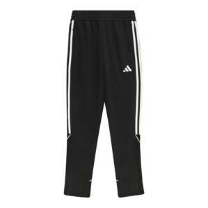 Sportovní kalhoty 'Tiro 23 League' adidas performance černá / bílá