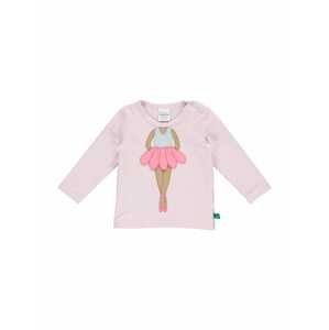 Tričko Fred's World by Green Cotton azurová / hnědá / pink / pastelově růžová