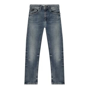 Džíny Calvin Klein Jeans námořnická modř / světle šedá