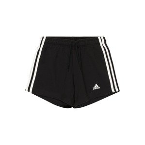 Sportovní kalhoty 'Essentials 3-Stripes' ADIDAS SPORTSWEAR černá / bílá