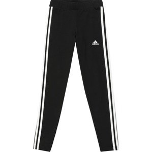 Sportovní kalhoty 'Essentials 3-Stripes ' ADIDAS SPORTSWEAR černá / bílá