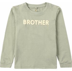 Tričko 'BROTHER' The New béžová / světle zelená