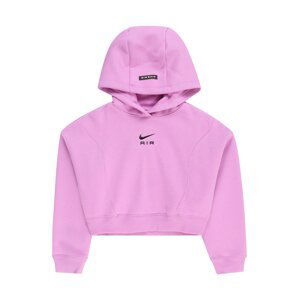 Mikina Nike Sportswear světle růžová / černá