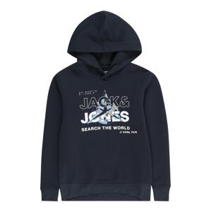 Mikina 'HUNT' Jack & Jones Junior nažloutlá / námořnická modř / světlemodrá / bílá