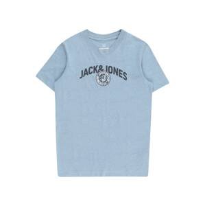 Tričko 'OUNCE' Jack & Jones Junior kouřově modrá / noční modrá / bílá