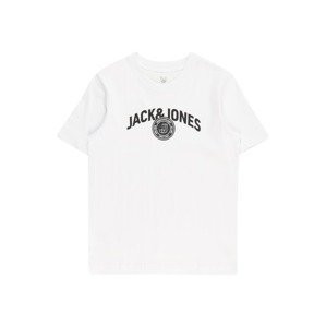 Tričko 'OUNCE' Jack & Jones Junior antracitová / černá / bílá