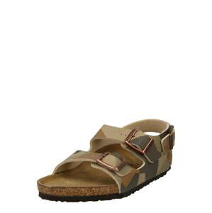 Otevřená obuv Birkenstock khaki / olivová / jedle