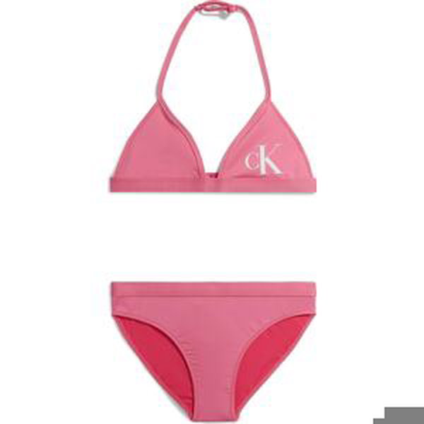 Bikiny Calvin Klein Swimwear světle růžová / bílá
