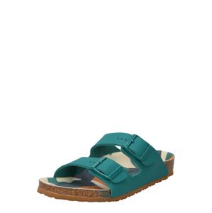 Otevřená obuv 'Arizona' Birkenstock krémová / karamelová / šedá / tmavě zelená