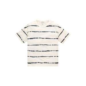 Tričko Tom Tailor černá / barva bílé vlny