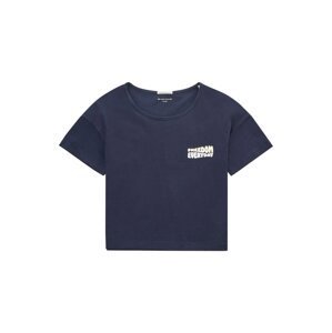 Tričko Tom Tailor písková / námořnická modř / šeříková