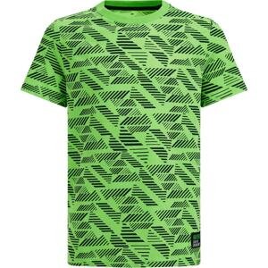 Tričko WE Fashion zelená / černá