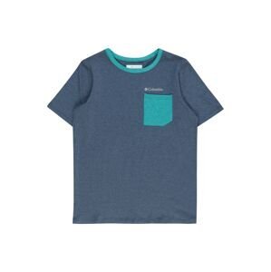 Funkční tričko 'Tech Trail™' Columbia marine modrá / azurová modrá / šedá