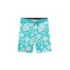 Plavecké šortky 'Always Aloha' Vans aqua modrá / bílá