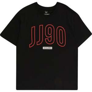 Tričko 'COLINN' Jack & Jones Junior červená / černá / bílá
