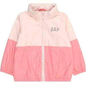Přechodná bunda GAP pink / růžová