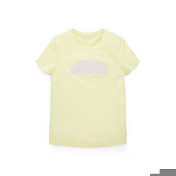 Tričko Tom Tailor žlutá / světle fialová