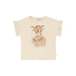 Tričko 'Country Goat' Wheat krémová / písková / čokoládová / starorůžová
