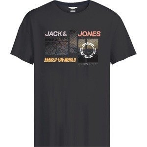 Tričko 'BOOSTER' Jack & Jones Junior žlutá / šedá / oranžová / černá / bílá