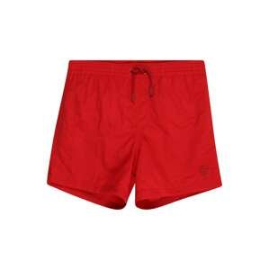 Plavecké šortky Guess červená