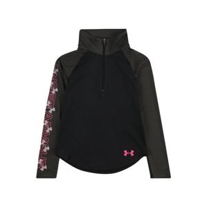 Funkční tričko Under Armour pink / černá / bílá