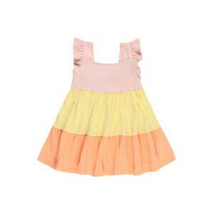 Šaty Carter's světle žlutá / jasně oranžová / růžová