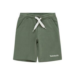 Kalhoty Timberland zelená / bílá