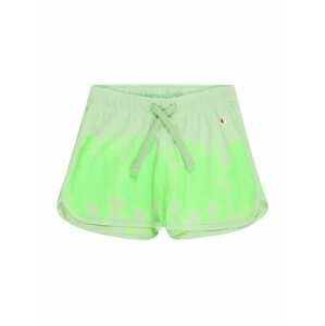 Kalhoty Champion Authentic Athletic Apparel svítivě zelená / pastelově zelená / červená / bílá