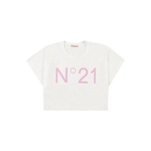 Tričko N°21 růžová / bílá
