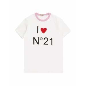 Tričko N°21 růžová / červená / černá / bílá