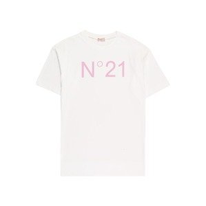 Tričko N°21 světle růžová / bílá