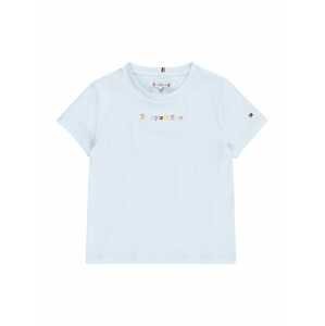 Tričko Tommy Hilfiger námořnická modř / světlemodrá / žlutá / bílá