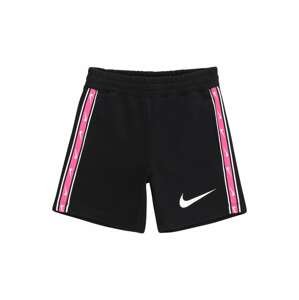 Kalhoty Nike Sportswear pink / černá / bílá