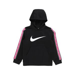 Mikina Nike Sportswear světle růžová / černá / bílá