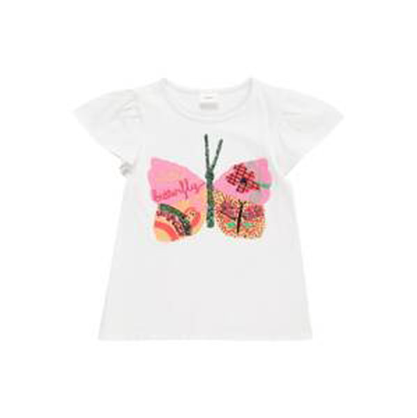 Tričko s.Oliver zelená / oranžová / pink / bílá