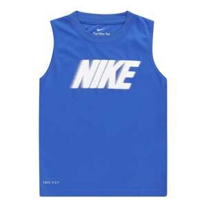 Funkční tričko Nike královská modrá / bílá