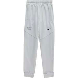 Kalhoty Nike Sportswear stříbrně šedá / černá / bílá