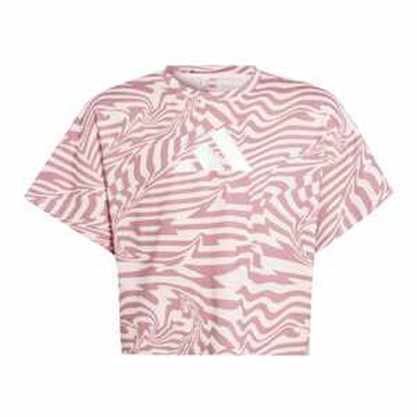Funkční tričko 'Aeroready Print' adidas performance růžová / bílá
