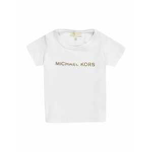 Tričko Michael Kors Kids zlatě žlutá / bílá