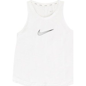 Sportovní top Nike černá / bílá