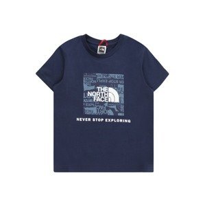 Funkční tričko 'REDBOX' The North Face námořnická modř / chladná modrá / bílá