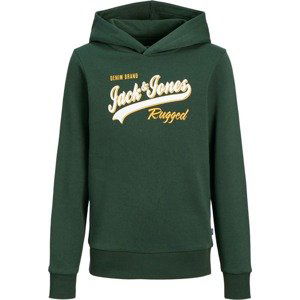 Mikina Jack & Jones Junior tmavě zelená