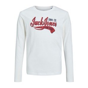 Tričko Jack & Jones Junior červená / černá / bílá