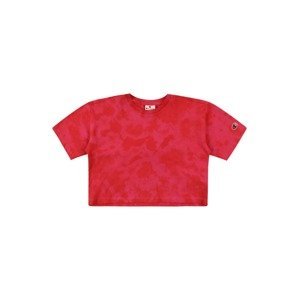 Tričko Champion Authentic Athletic Apparel pink / červená