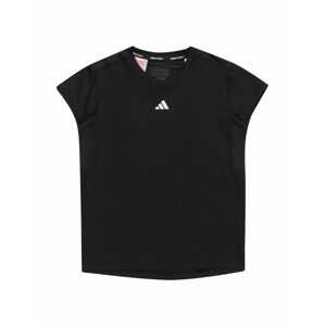 Funkční tričko 'Aeroready 3-Stripes' ADIDAS SPORTSWEAR černá / offwhite
