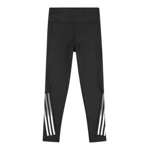 Sportovní kalhoty 'Aeroready 3-Stripes High-Rise Optime ' ADIDAS SPORTSWEAR černá / offwhite
