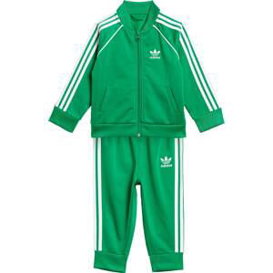 Joggingová souprava 'Adicolor Sst' adidas Originals zelená / bílá